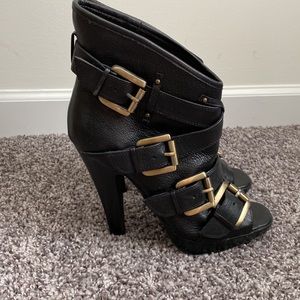 Aldo Peep Toe Booties size 38